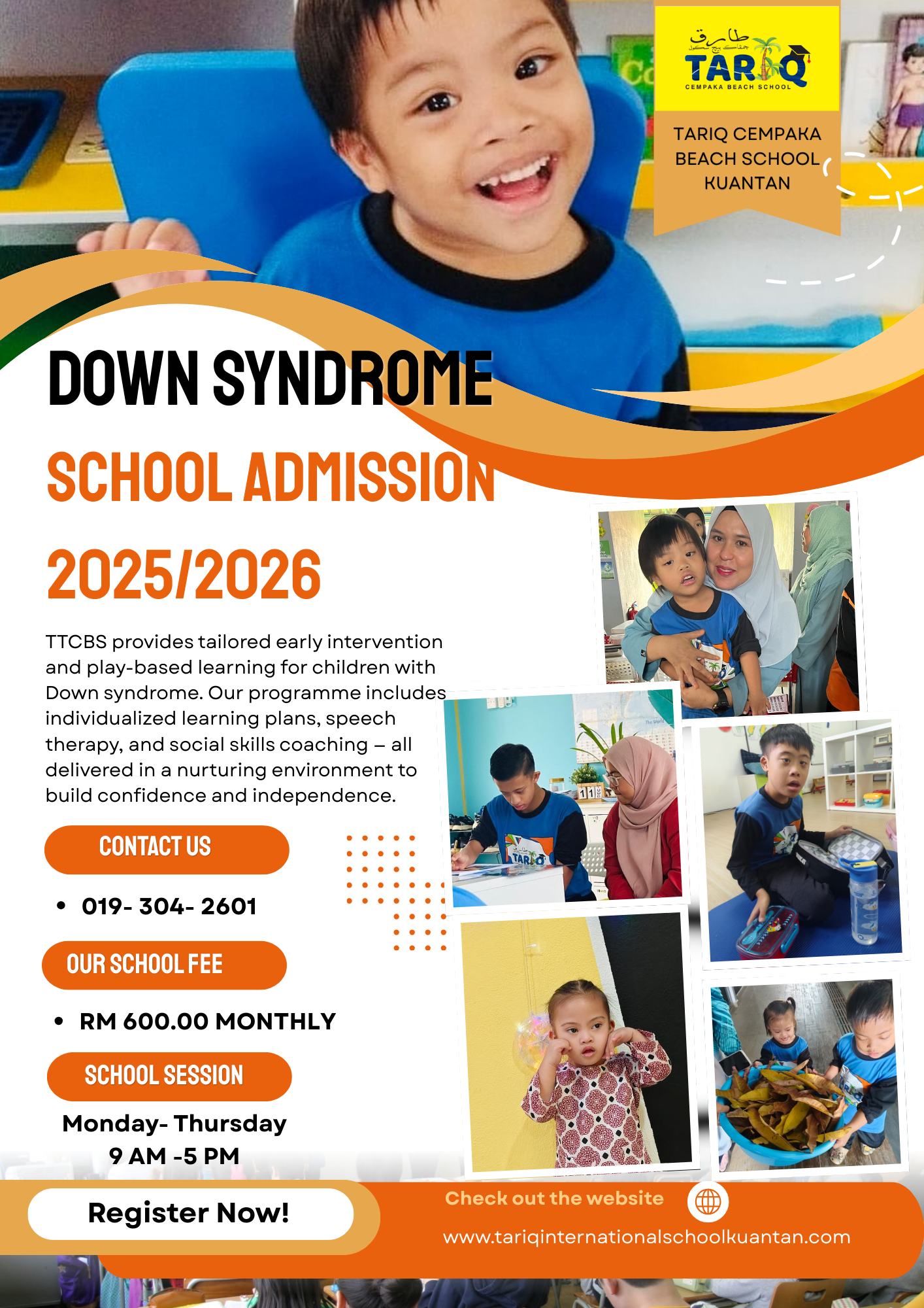 Outdoor learning activities at the school